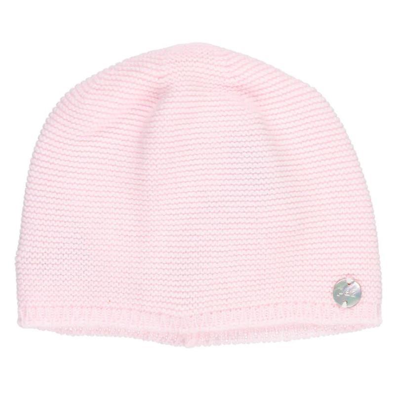 Paz Rodriguez - Baby Knit Newborn Hat Esencial, Chalk Pink Image 1