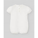 Paz Rodriguez - Baby Knit Newborn Romper Lino, White Image 2