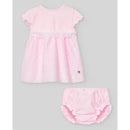 Paz Rodriguez - Baby Set Knit Newborn Dress + Bloomers Linda, Chalk Pink Image 1
