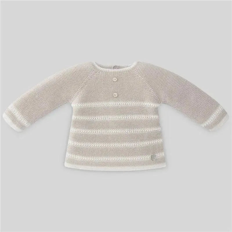 Paz Rodriguez - Take Me Home Set Knit Sweater & Leggings Luar, Linen/Cream Image 1