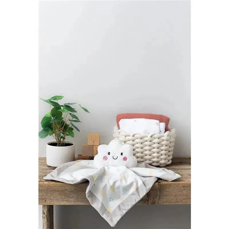 Pearhead - Cloud Security Blanket, Soft Baby Lovey for Babies, White Cloud Lovey  Image 8