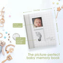 Pearhead - Gingham Baby Memory Book And Clean-Touch Ink Pad, Pink Image 4