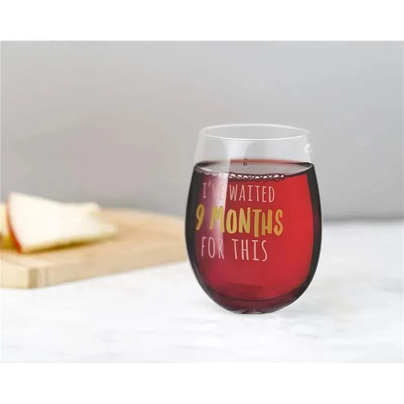 Pearhead - I've Waited 9 Months For This Motherhood Wine Glass Image 2