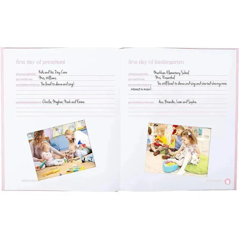 Pearhead - Linen Baby Memory Book and Clean-Touch Ink Pad Image 3