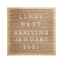Pearhead - Natural Wood Letterboard Image 1