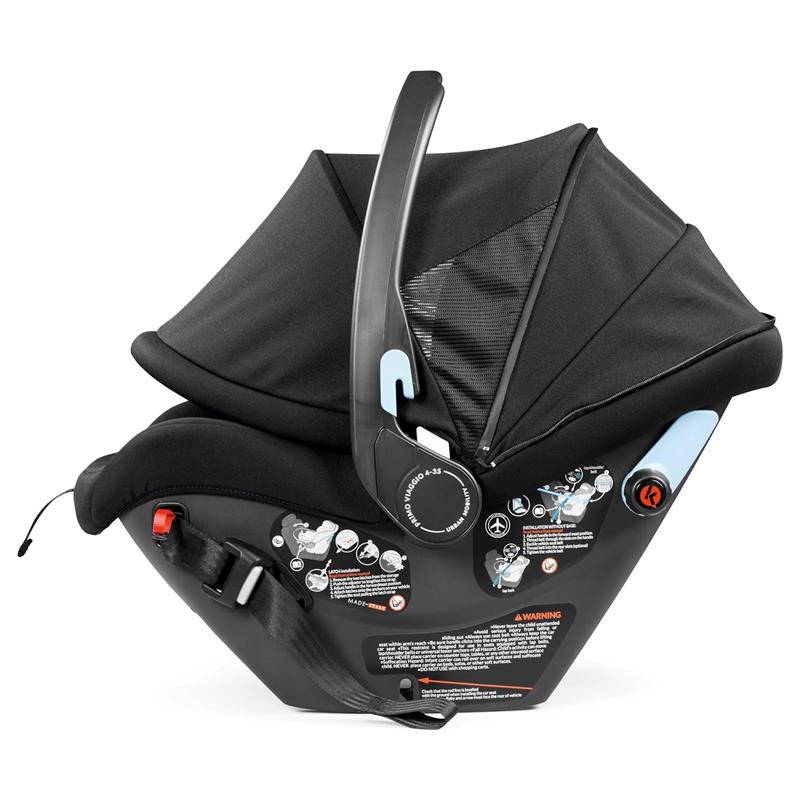 Peg Perego - Primo Viaggio 4-35 Urban Mobility-Baseless Infant Car Seat with Latch-True Black Image 5