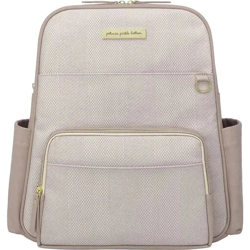 Petunia - Sync Backpack, Grey Matte Cable Stitch Image 1