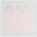 Piccolo Bambino - 3Pk Hooded Towel Pink Image 1