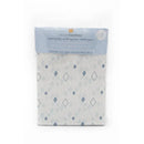 Piccolo Bambino Blue Diamond Crib Sheets Image 1