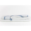 Piccolo Bambino Blue Striped Baby Hooded Towel & 3 Baby Washcloths Set Image 5