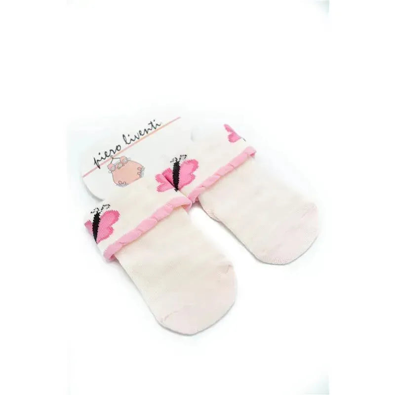 Piero Liventi Blue Elephant Ratlle Baby Boy Socks.