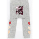 Piero Liventi Grey No Hair Don't Care Baby Girl Leggings  Image 1