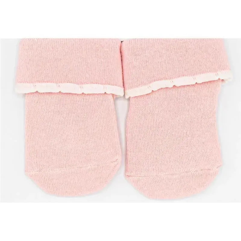 Piero Liventi Pink Cuffs Baby Girl Socks.