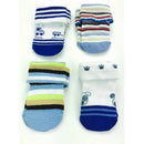 Piero Liventi Trains & Paws 4-Pairs Baby Boy Socks.