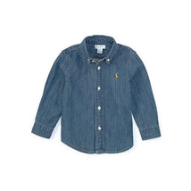 Polo Ralph Lauren Baby - Cotton Chambray Shirt, Dark Blue Image 1