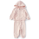 Polo Ralph Lauren Baby - French Terry Hoodie & Pant Set, Delicate Pink Image 1