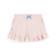 Polo Ralph Lauren Baby - Mid-Rise Mesh Ruffled Shorts, Hint Of Pink Image 1