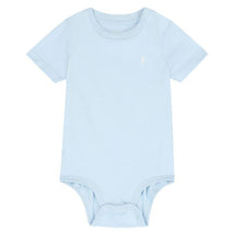 Polo Ralph Lauren Baby - Short Sleeve Jersey Knit T-Shirt Bodysuit, Beryl Blue Image 1