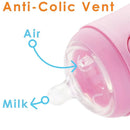 Pop Yum - Baby Bottle Starter Set 4 Pack, Pink Image 7
