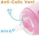 Popyum - 3Pk Anti-Colic Formula Making Baby Bottle 5 Oz, Pastel Purple Image 9