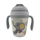 Primo Passi - Bamboo Fiber Kids Cup With Handle/Straw, Little Elephant Image 3