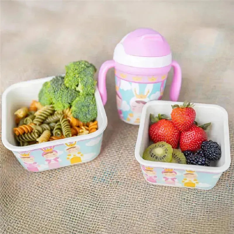 Primo Passi - Bamboo Fiber Kids Food Containers Set Of 3 - Metoo Image 3