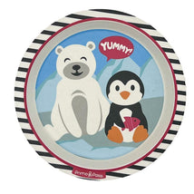 Primo Passi - Bamboo Fiber Kids Suction Plate, Winter Friends (Penguin/Polar) Image 1
