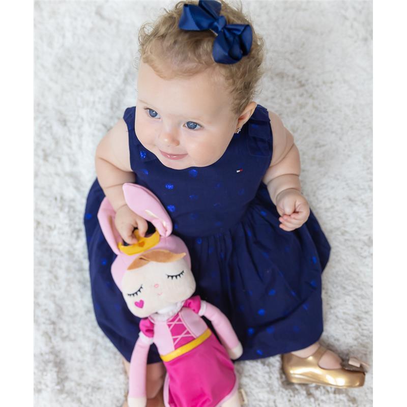 Primo Passi Exclusive Metoo Doll Plush Angela, Bunny Doll | Baby Plush Doll, Princess Pink Image 4