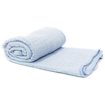 Primo Passi - Baby Hooded Muslin Towel, Light Blue Image 2