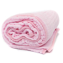 Primo Passi - Baby Hooded Muslin Towel, Light Pink Image 1