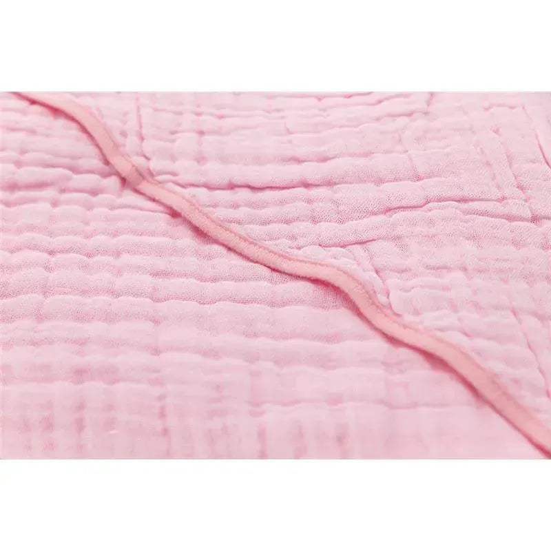 Primo Passi - Baby Hooded Muslin Towel, Light Pink Image 4