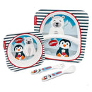 Primo Passi Kids Bamboo Dinnerware Set - Winter Friends Image 1