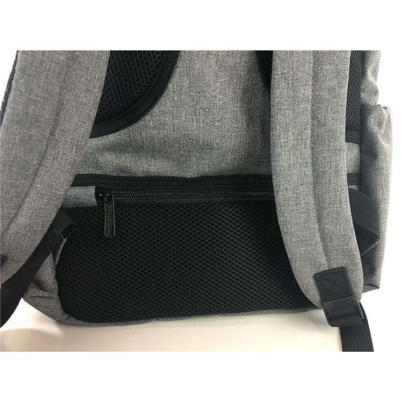 Primo Passi - PerTutti Baby Diaper Bag Backpack, Black Melange Image 6