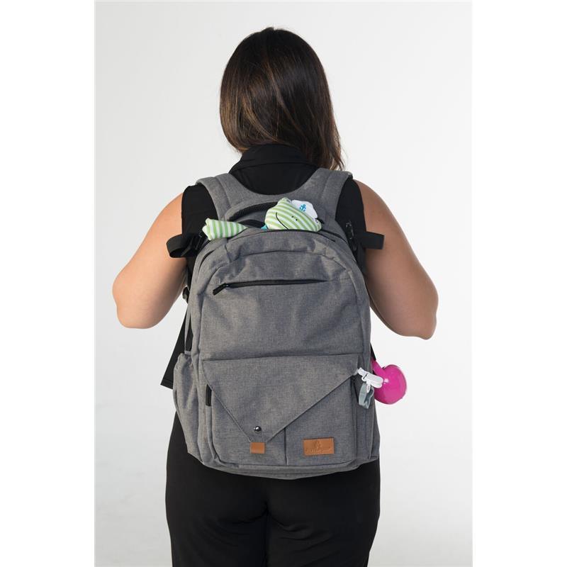 Primo Passi - PerTutti Baby Diaper Bag Backpack, Black Melange Image 11