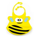 Primo Passi - Silicone Baby Bib, Bee Image 1