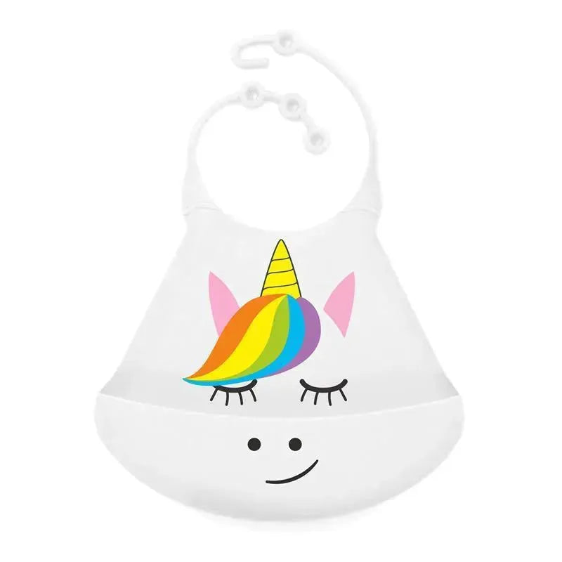 Primo Passi - Silicone Baby Bib, Unicorn Image 1