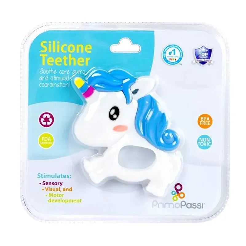 Primo Passi - Silicone Baby Teether, Unicorn Image 2