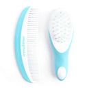 Primo Passi - Super Soft Blue Baby Comb & Brush Set Image 1