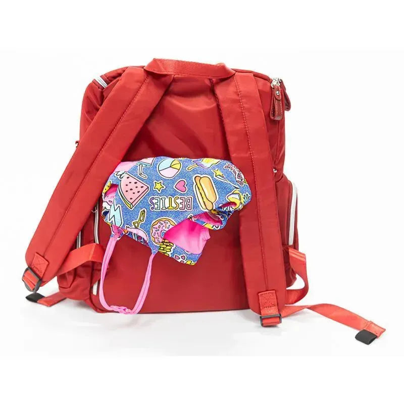 Primo Passi - Red Vittoria Diaper Bag Backpack Image 7