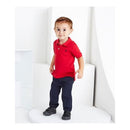 Ralph Lauren Baby - Boys Interlock Polo Shirt, Red Image 2