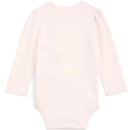 Ralph Lauren Baby - Girl Long-Sleeve Crewneck Bodysuit, Delicate Pink Image 2