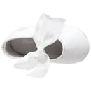 Ralph Lauren Baby - Girls Briley Leather Bow Detail Crib Shoes, White Image 4