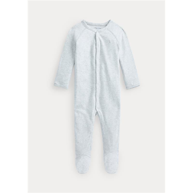 Ralph Lauren - Cotton Interlock Polo Coverall, Beryl Blue Image 1