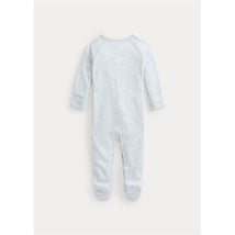 Ralph Lauren - Cotton Interlock Polo Coverall, Beryl Blue Image 3