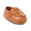 Ralph Lauren Baby - Telly Leather Loafer, Tan Image 1
