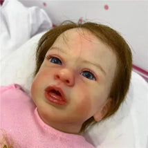 Reborn Baby Doll - White Vinyl, Aleya Image 1