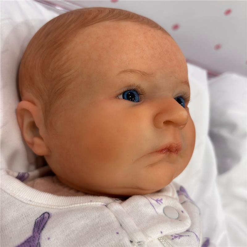 Reborn Baby Doll - White Vinyl, Aspen Image 1