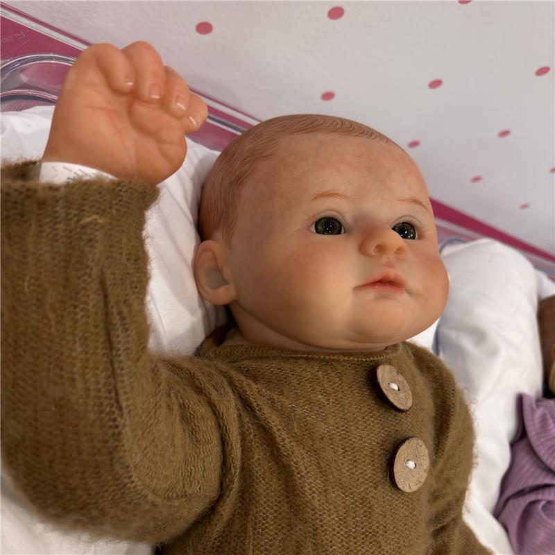 Reborn Baby Doll - White Vinyl, Tanner Image 3