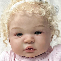 Reborn Baby Dolls - White Vinyl Blonde, Shyann Image 1