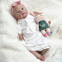 Reborn Baby Dolls - White Vinyl & Fabric Body, Mika Image 2